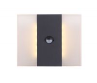 Светильник уличный с датчиком движения Globo 34167S, черный, LED, 1x11,6W