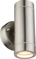Светильник уличный Globo 32068-2, матовый никель, LED, 2x2,7W